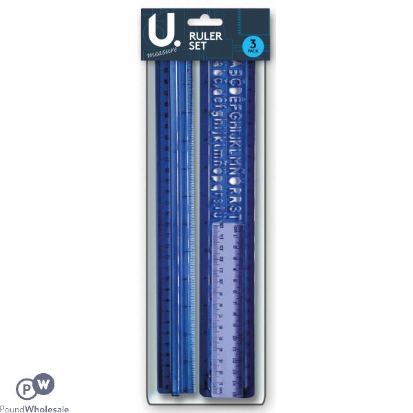 U. Ruler Set 3 Pack