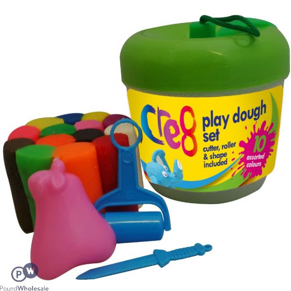 Cre8  Apple Shape Play Dough Set 18pc Set