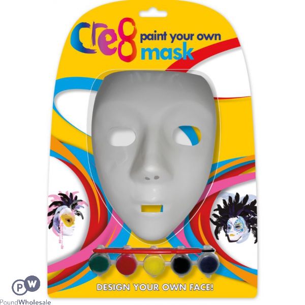 Cre8 Paint Your Own Mask Set