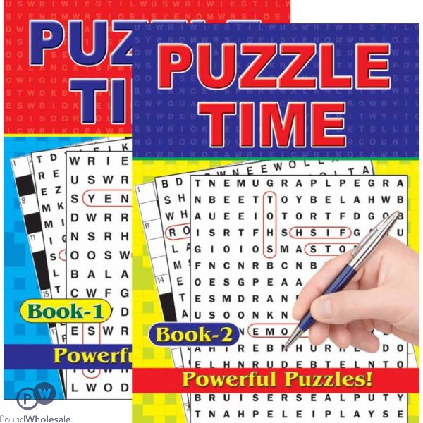 Puzzle Time Book Assorted