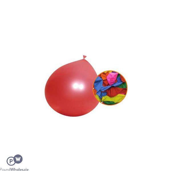 Assorted Colour Balloons Euro Hanging Card 30 Pack