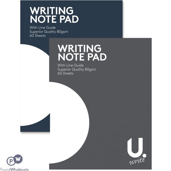 U. Lined Paper 80gsm 60 Sheets Writing Pad