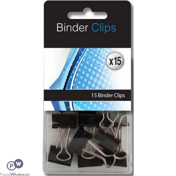 U. Binder Clips 15 Pack