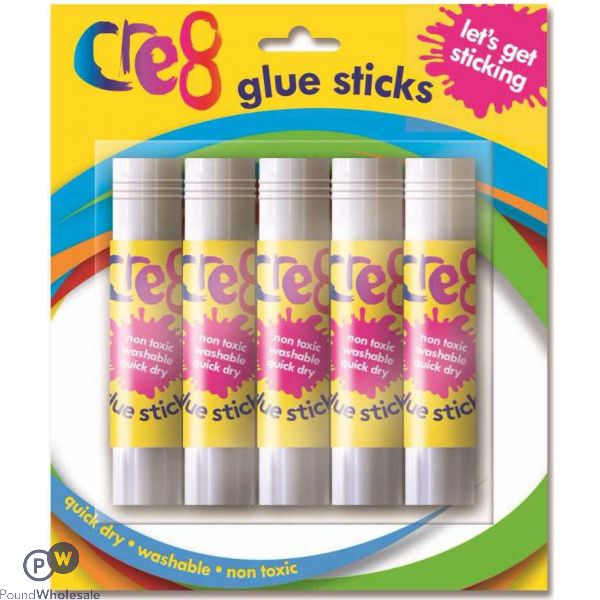 Cre8 Glue Sticks 5 Pack