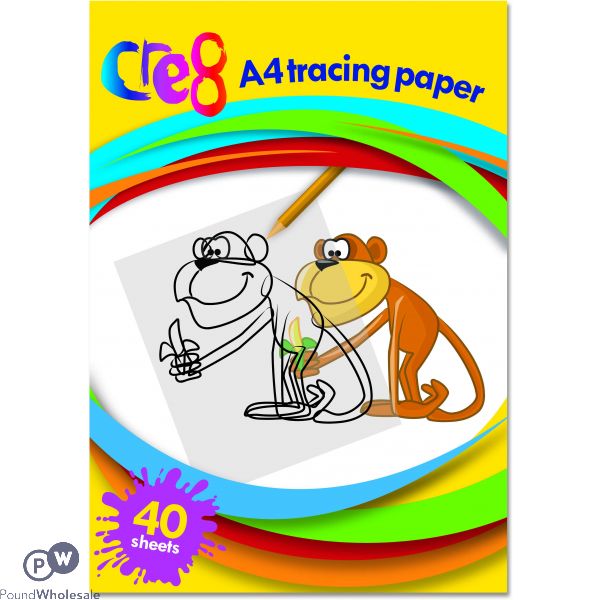 Cre8 A4 Tracing Paper 40 Sheets