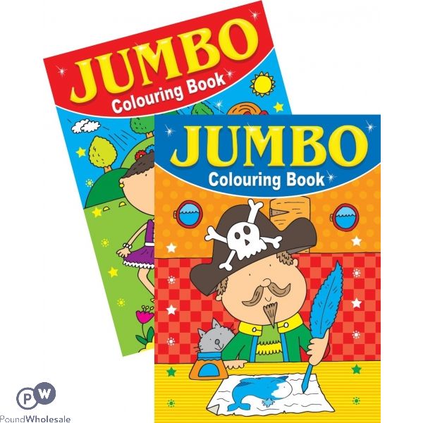 Jumbo Colouring Book Assorted