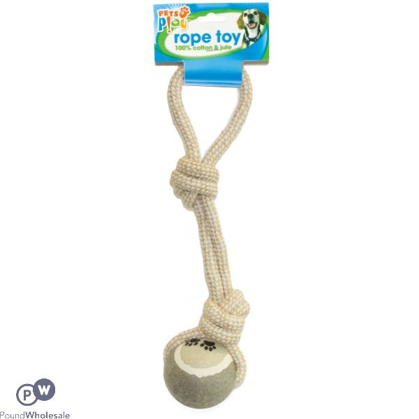 PETS PLAY ROPE TOY & JUTE