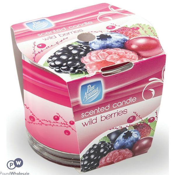 PAN AROMA SCENTED CANDLE WILD BERRIES