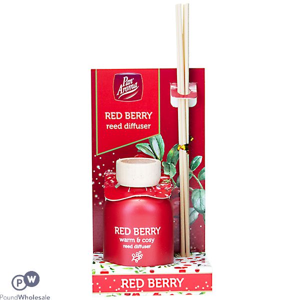 PAN AROMA RED BERRY REED DIFFUSER 50ML CDU