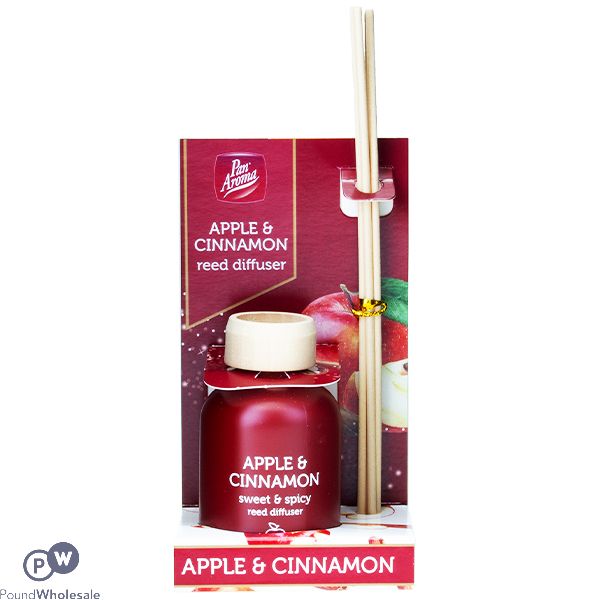 PAN AROMA APPLE & CINNAMON REED DIFFUSER 50ML CDU