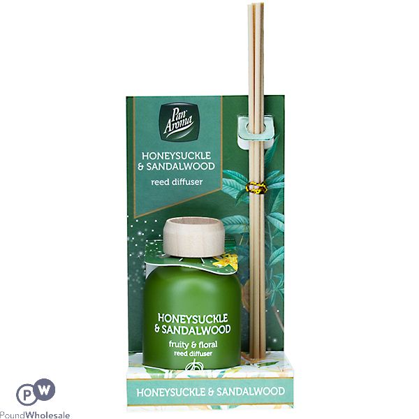 Pan Aroma Honeysuckle & Sandalwood Reed Diffuser 50ml Cdu