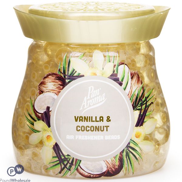 PAN AROMA VANILLA & COCONUT AIR FRESHENER BEADS 280G