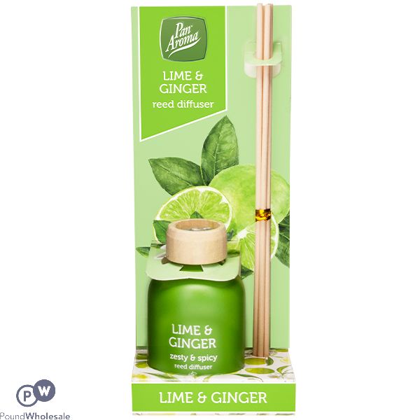 PAN AROMA LIME & GINGER REED DIFFUSER 50ML