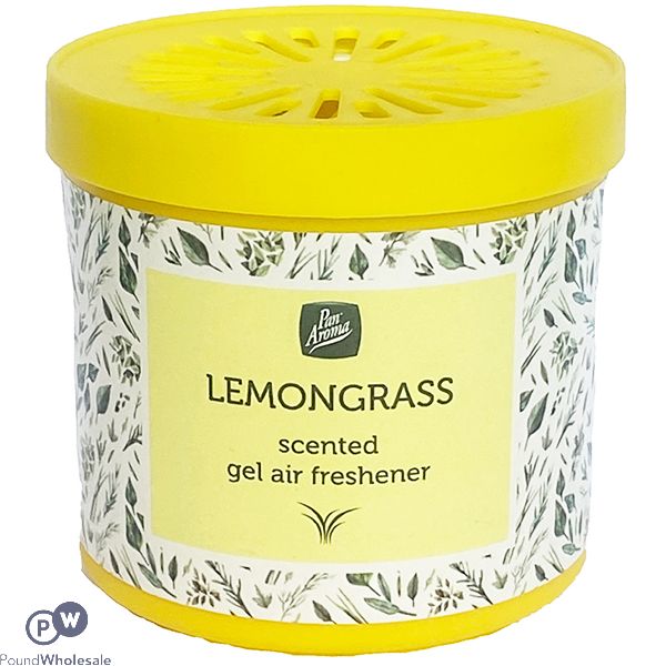 PAN AROMA LEMONGRASS SCENTED GEL AIR FRESHENER 190G