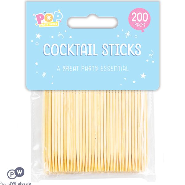 Wholesale Did Cocktail Sticks Set 4 X 150pc Pound Wholesale