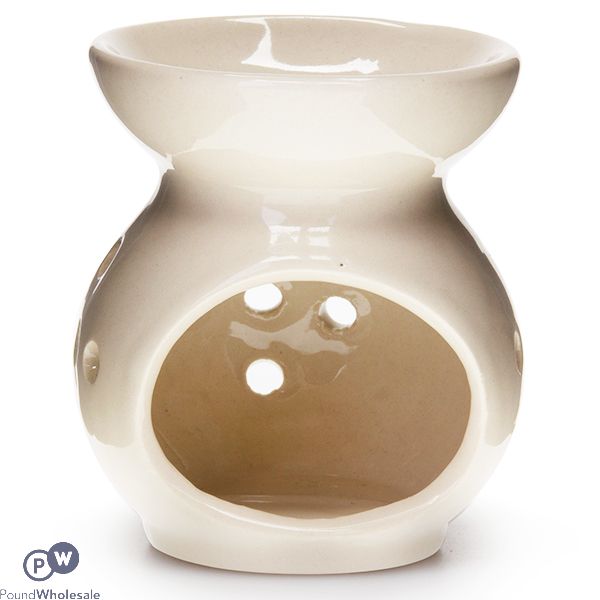 Pan Aroma Cream Ceramic Oil Burner