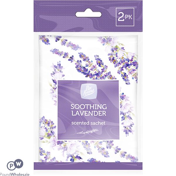 Pan Aroma Soothing Lavender Scented Sachet 2 Pack