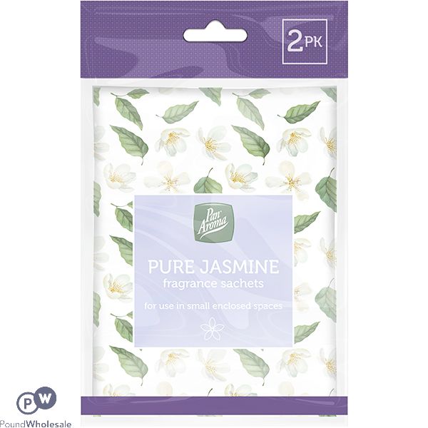 PAN AROMA PURE JASMINE FRAGRANCE SACHETS 2 PACK