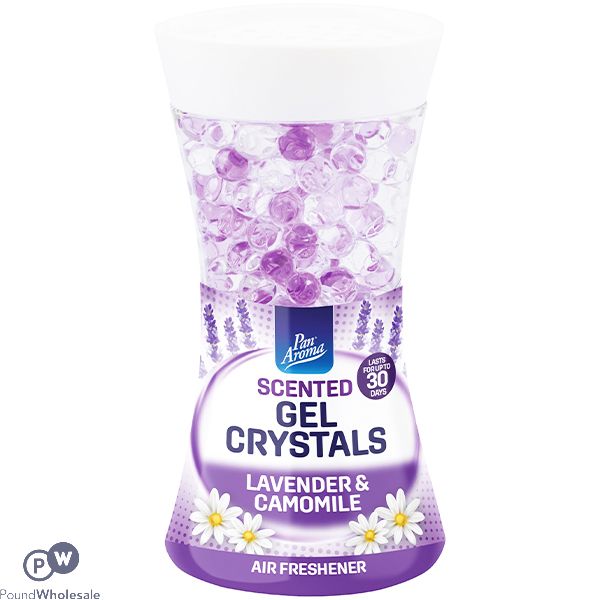 Pan Aroma Lavender & Camomile Scented Gel Crystals Air Freshener 150g