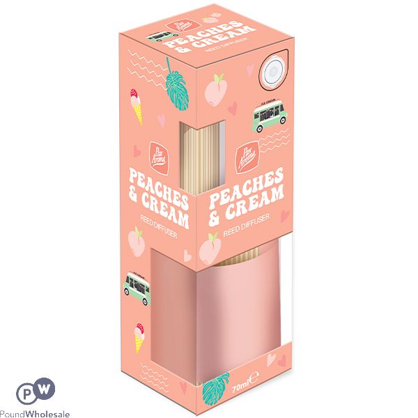 PAN AROMA PEACHES & CREAM REED DIFFUSER 70ML