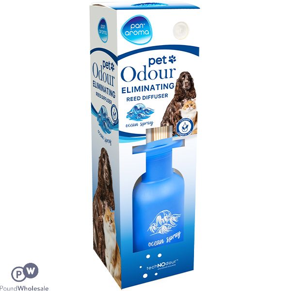 Pan Aroma Pet Odour Eliminating Ocean Spray Reed Diffuser 50ml
