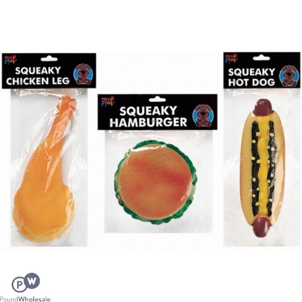 Pets Play Squeaky Dog Toys Assorted