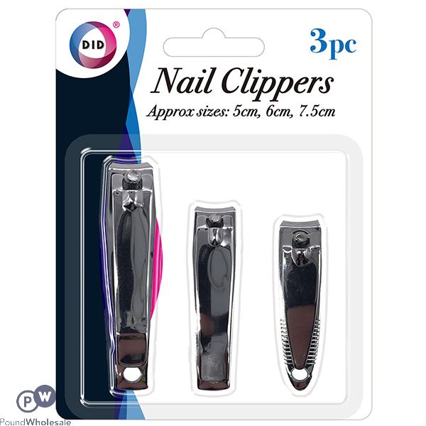 DID NAIL CLIPPERS SET 3PC