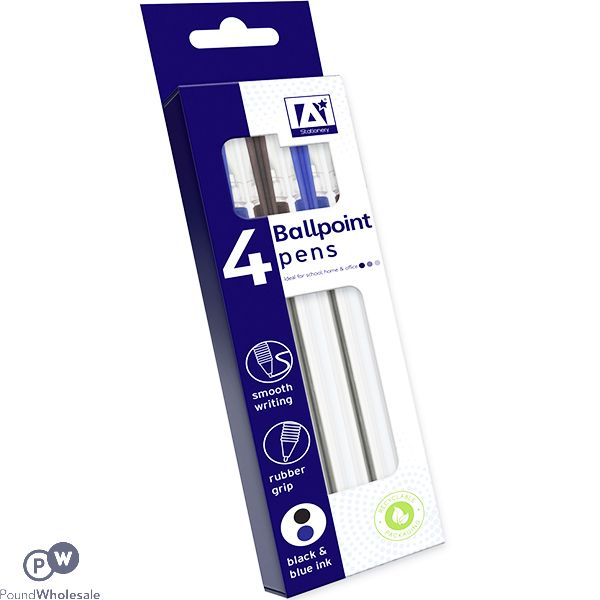 BALLPOINT PENS 4-PACK