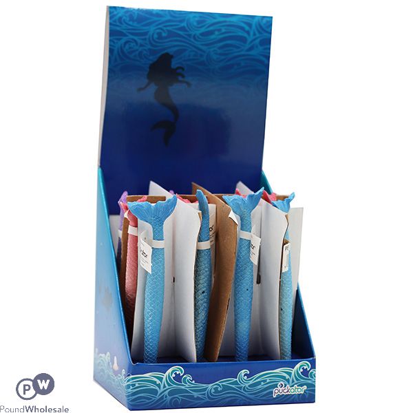 Mermaid Tail Novelty Pen Assorted Colours CDU