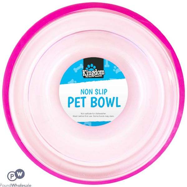 Kingdom Transparent Non-slip Pet Bowl 18.5cm