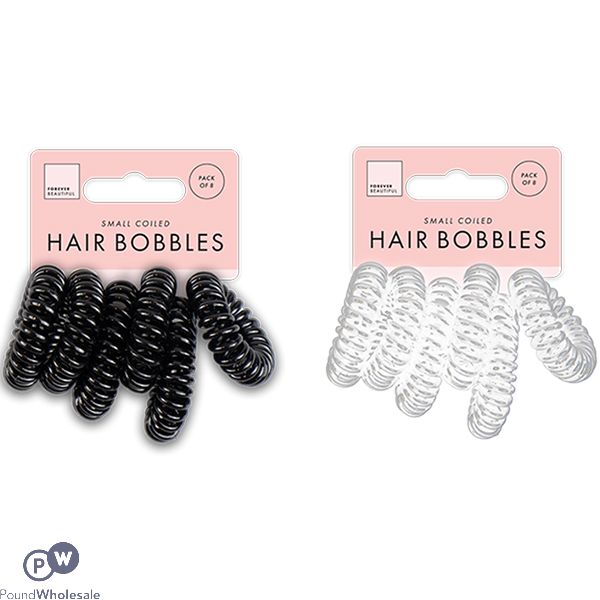 Forever Beautiful Small Coiled Bobbles 8 Pack Assorted Colours