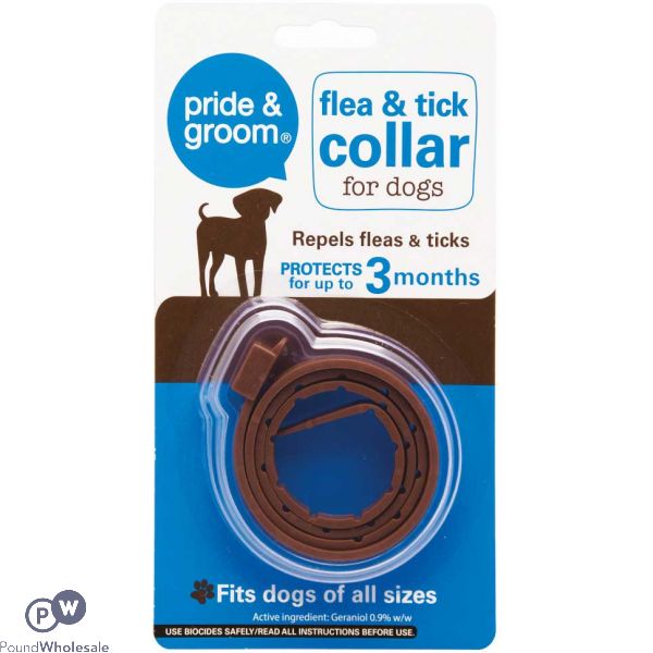 Pride & Groom Flea & Tick Collar For Dogs