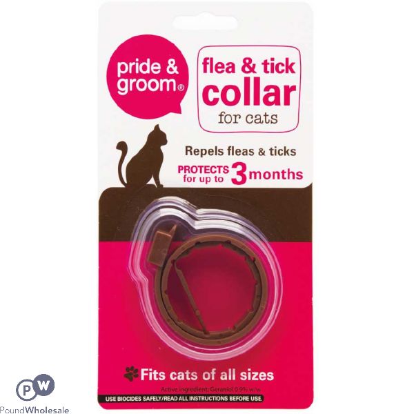 PRIDE & GROOM FLEA & TICK COLLAR FOR CATS CDU