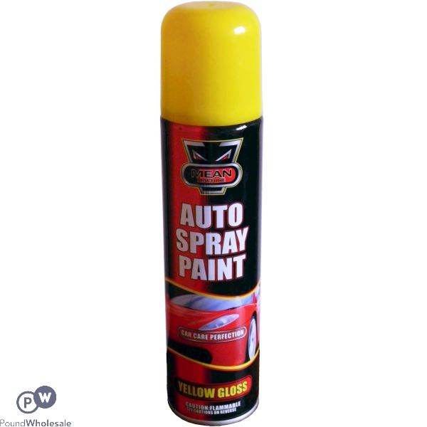 Mean Machine Auto Spray Paint Yellow 300ml