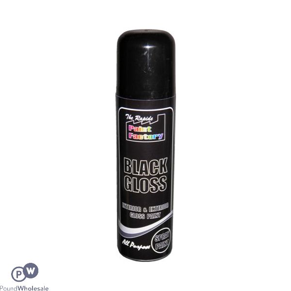 Paint Factory Household Black Gloss 250ml