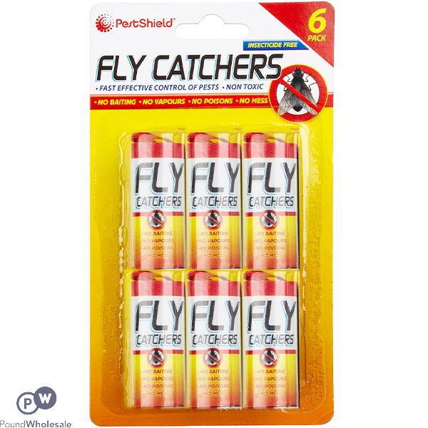 PESTSHIELD FLY CATCHERS 6 PACK