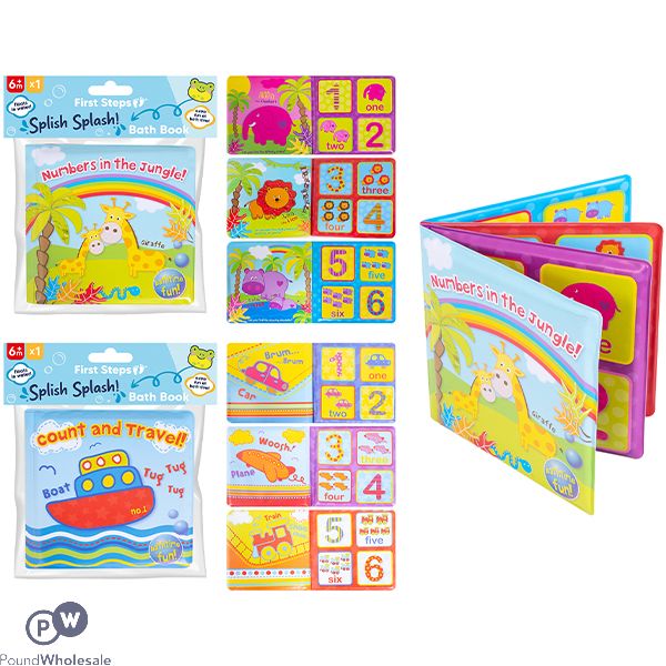 First Steps Soft Baby Bath Book