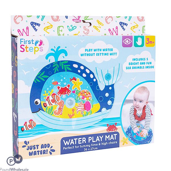 First Steps Baby Water Play Mat 36cm X 27cm