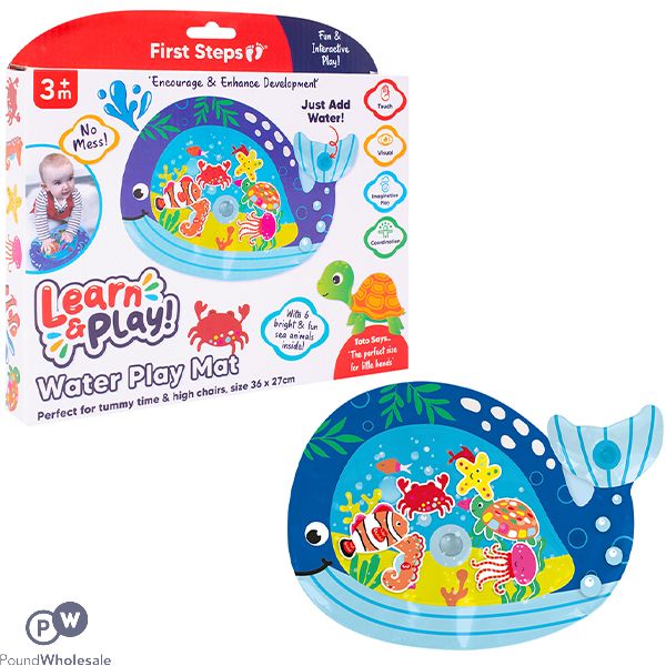 First Steps Baby Water Play Mat 36cm X 27cm