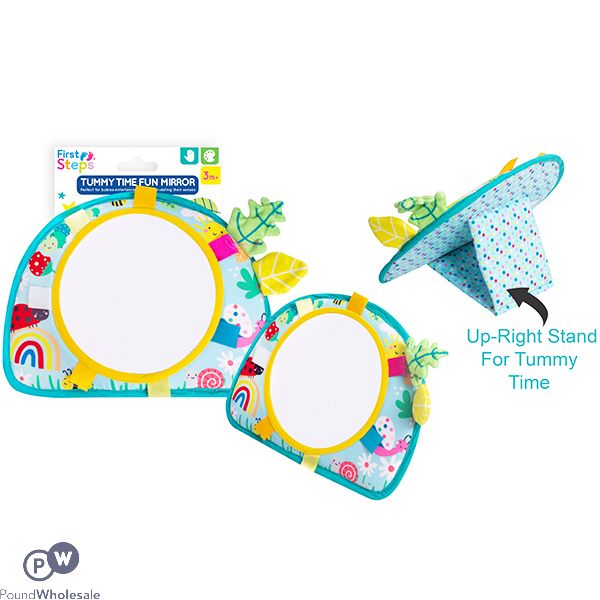 FIRST STEPS BABY TUMMY TIME FUN MIRROR