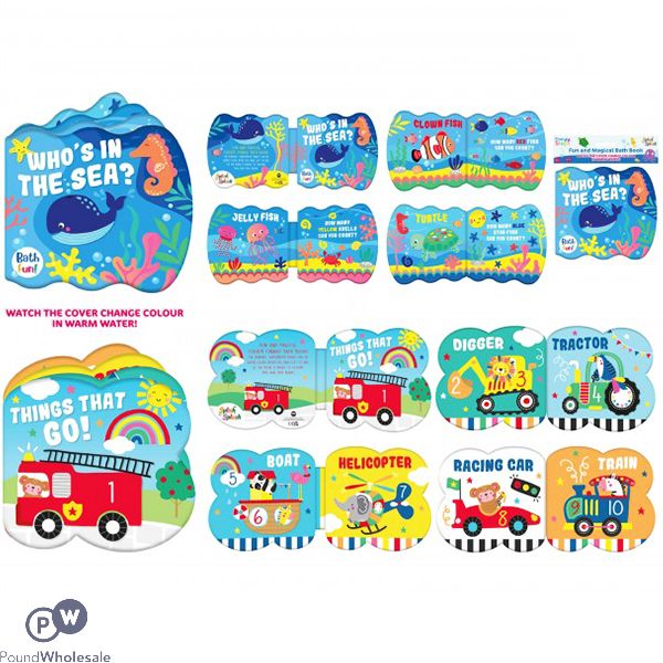 First Steps Colour-Changing Bath Book Assorted Designs