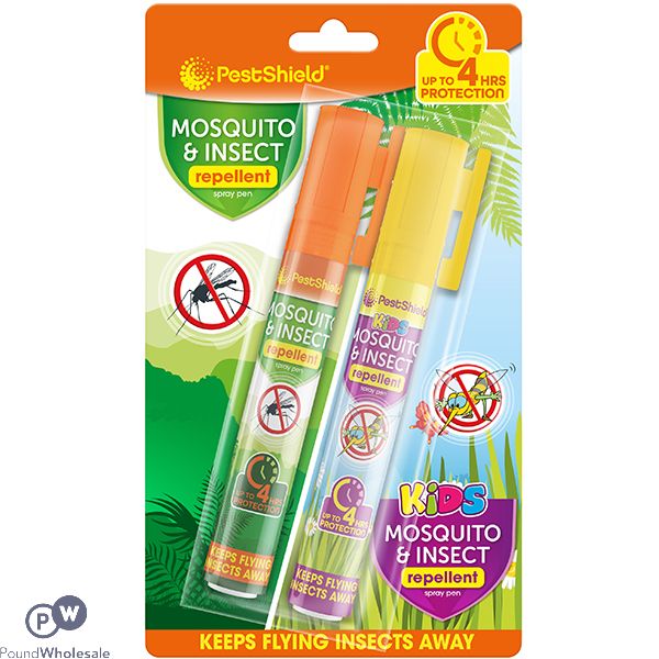 Pestshield Kids Mosquito & Insect Repellent Spray Pen 10ml 2 Pack