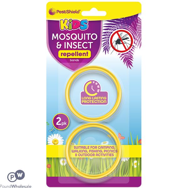 Pestshield Kids Mosquito & Insect Repellent Bands 2 Pack