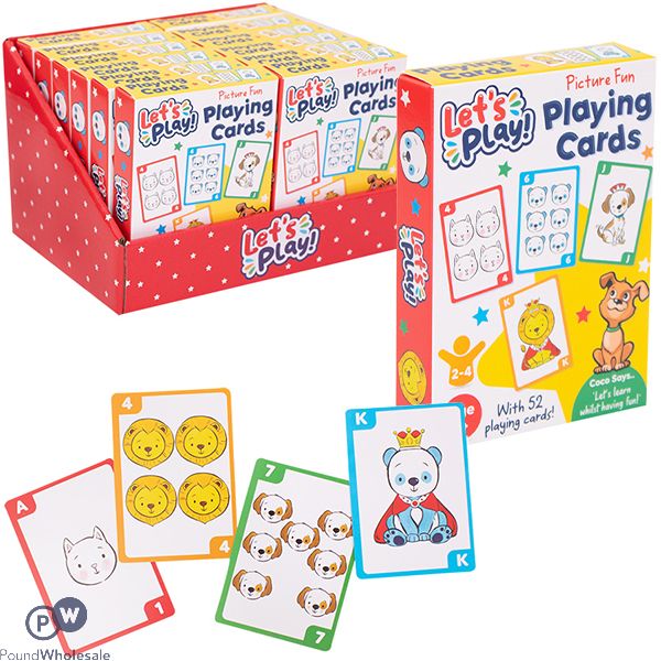 First Steps Let's Play Picture Fun Playing Cards Memory Game Cdu