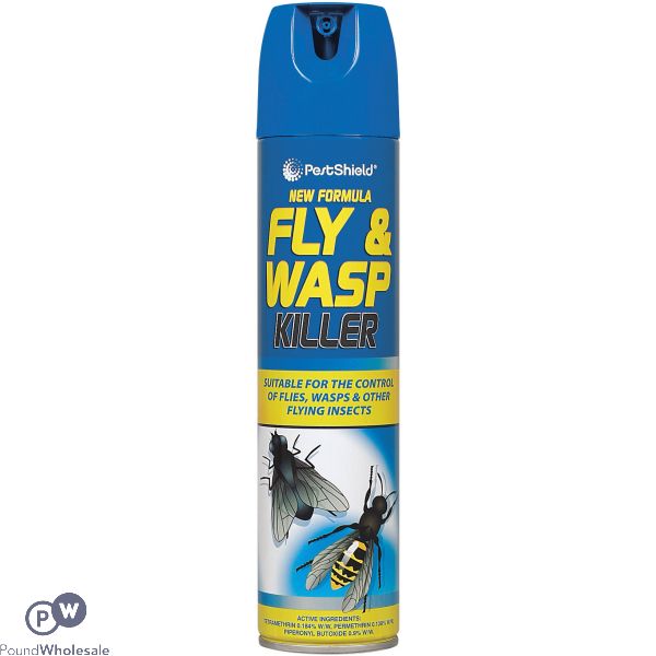 Pestshield New Formula Fly & Wasp Killer Aerosol 300ml