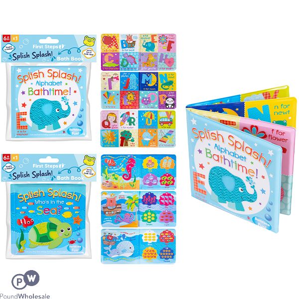 First Steps Soft PVC & Foam Baby Learning Bath Book