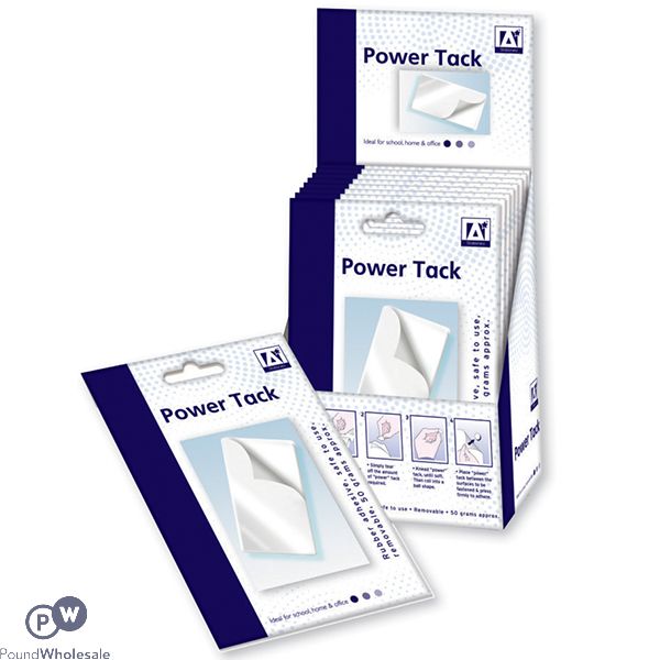 Power Tack Rubber Adhesive 50g Cdu