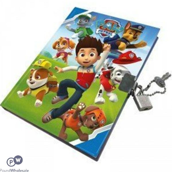 Paw Patrol Secret Diary With Lock