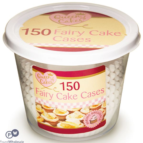 QUEEN OF CAKES FAIRY CAKE CASES 150 PACK
