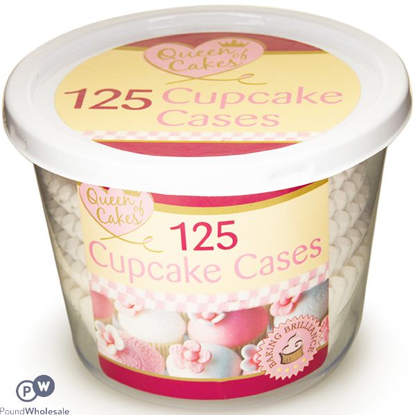 Queen Of Cakes Cupcake Cases 125 Pack